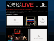 Tablet Screenshot of gorillaz.nightagency.com